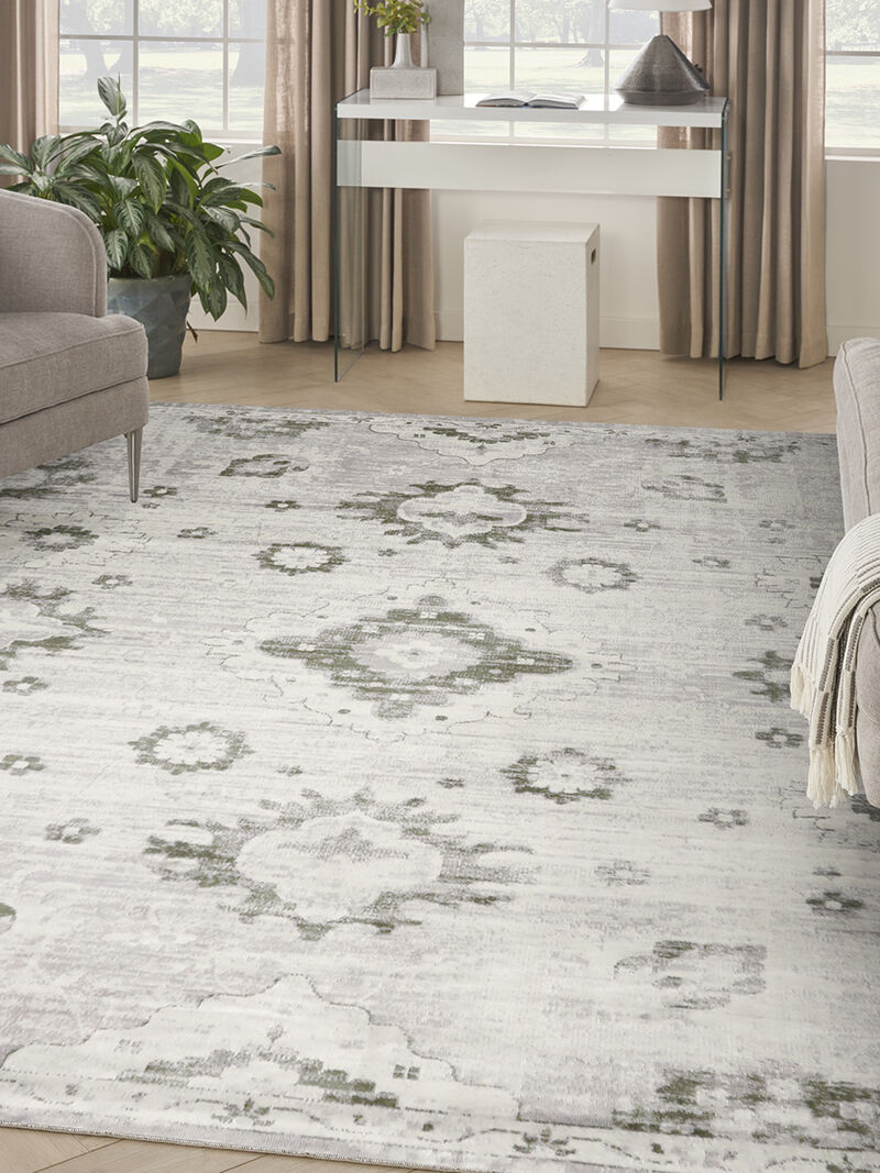 Astra Machine Washable ASW19 Ivory 4' x 6' Rug