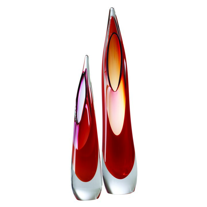 Stalagmite Red Small Vase