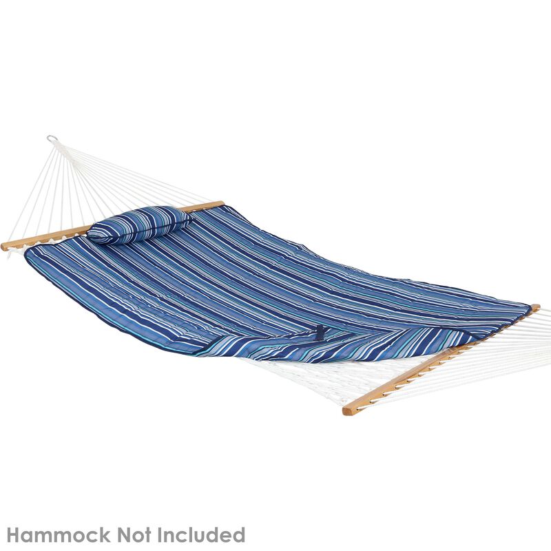 Sunnydaze Outdoor Polyester Hammock Pad and Pillow Set