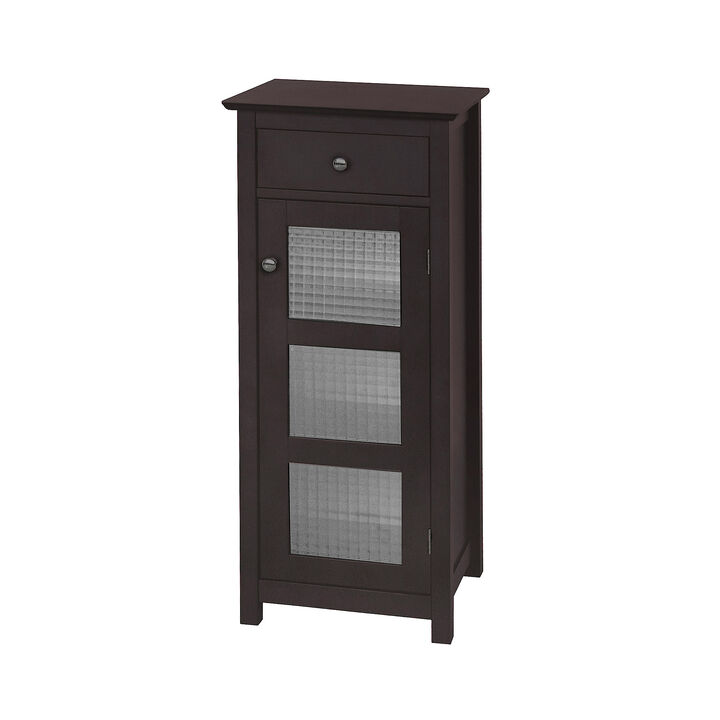 Teamson Home Chesterfield Floor Cabinet 1 Door and 1 Drawer