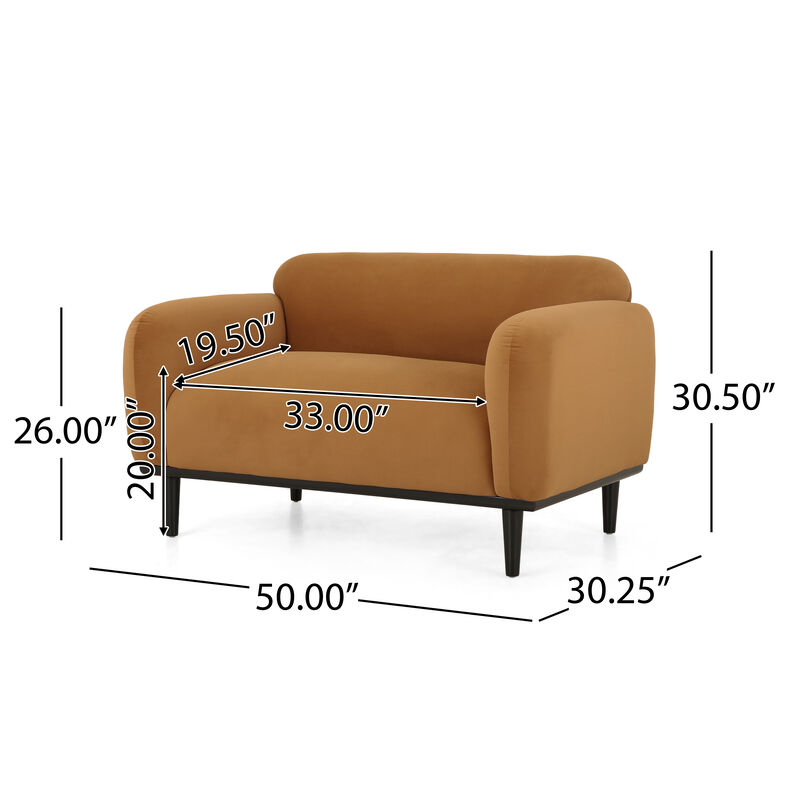 Merax Upholstered Loveseat Sofa