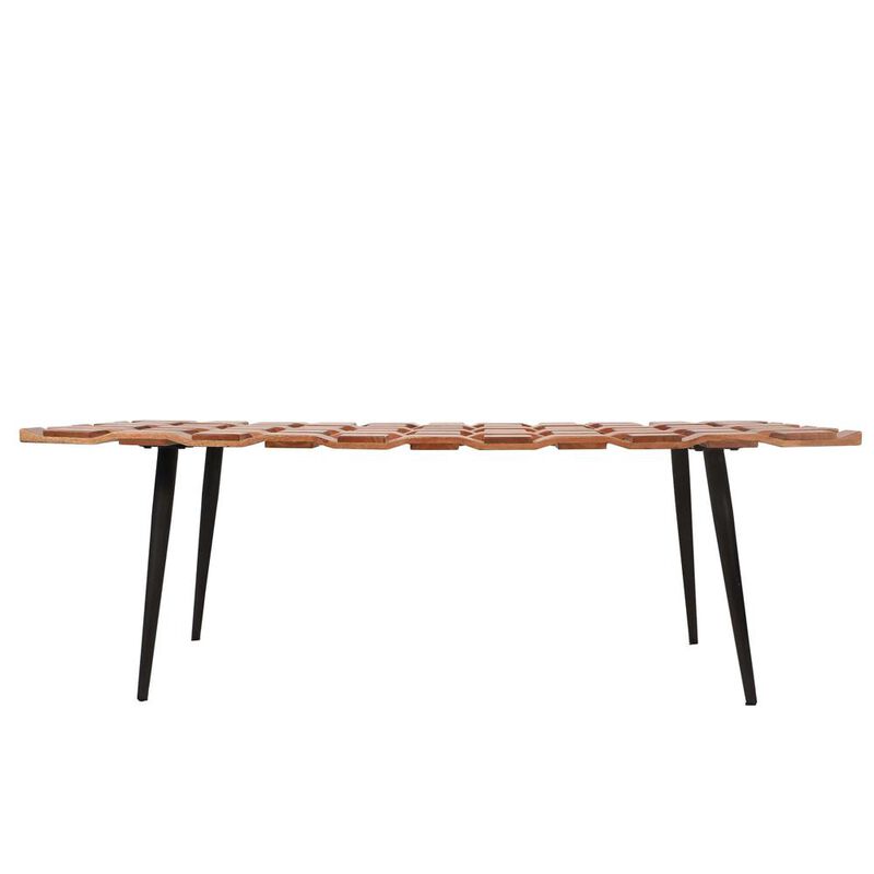 Carolina Living Waverly Coffee Table - Honey Gold/Black