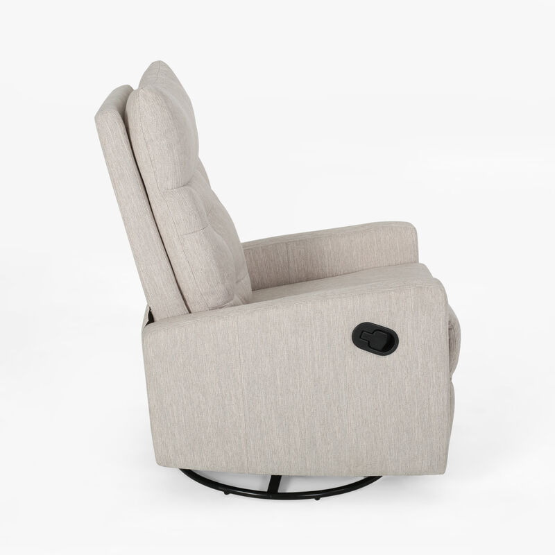 Merax High Back Swivel Glider Recliner Chair