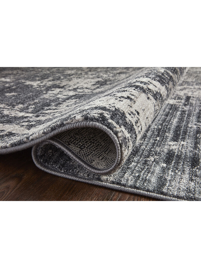 Samra SAM06 Charcoal/Silver 5'3" x 7'9" Rug