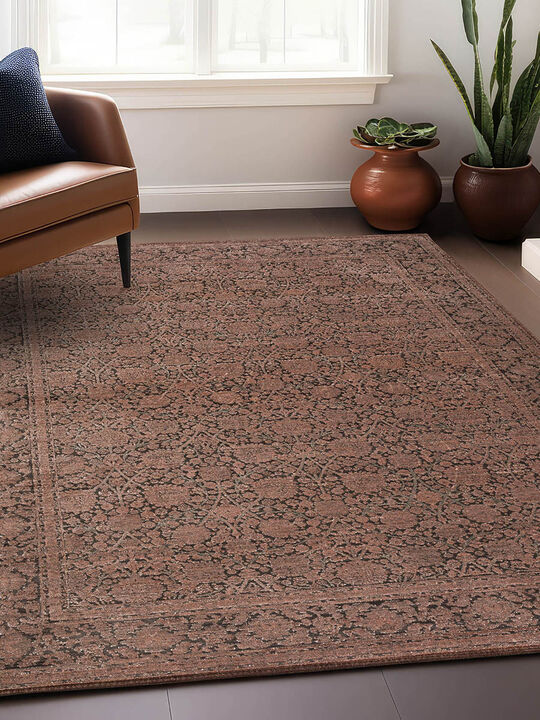 Vizcia VZ1 Brown 8' x 10' Rug