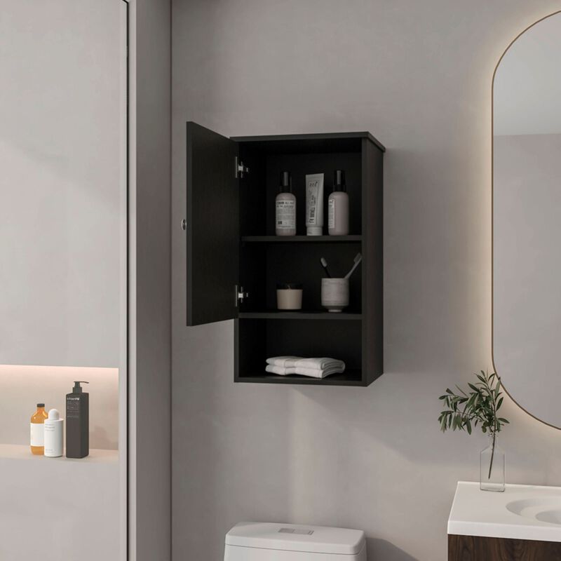 Medicine Cabinet Porto, Bathroom, Black