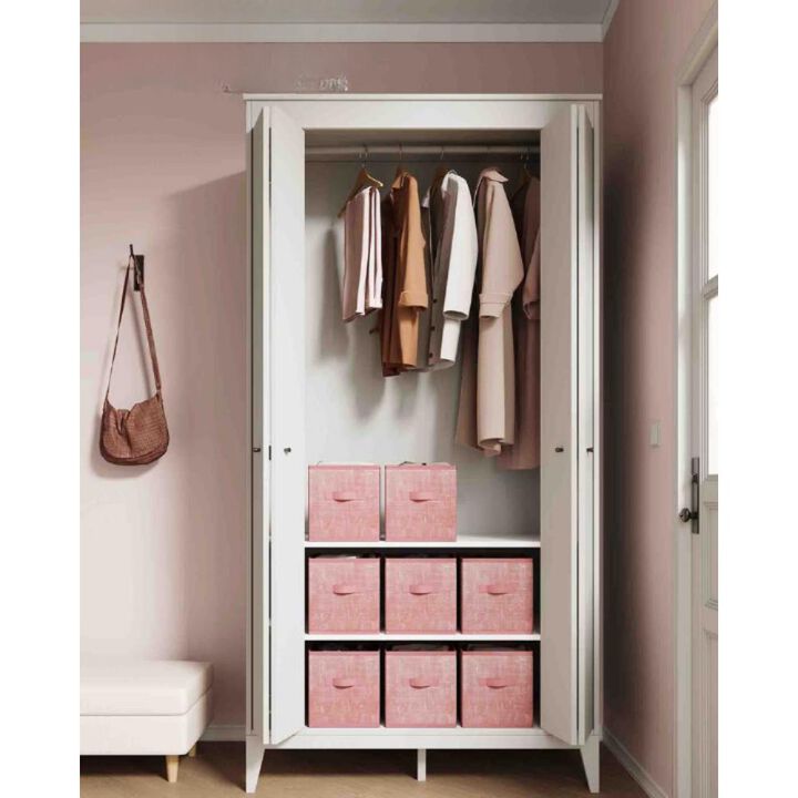 Set of 8 Storage Cubes for Versatile Organization and Stylish Home Décor