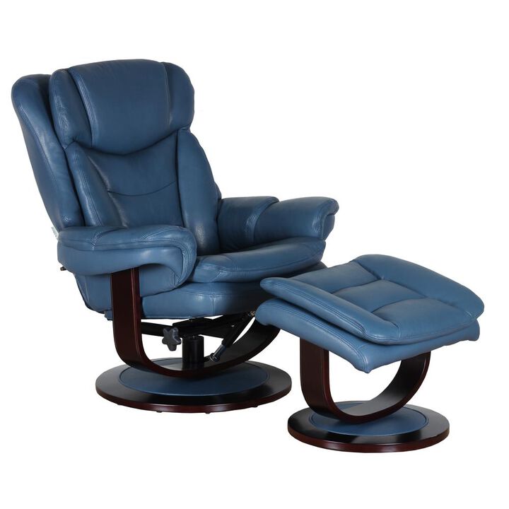 Barcalounger Roscoe Swivel Pedestal Recliner w/Ottoman