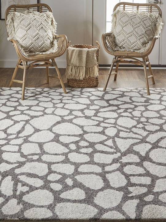 Belden T6001 Gray 5'6" x 8'6" Rug By Thom Filcia