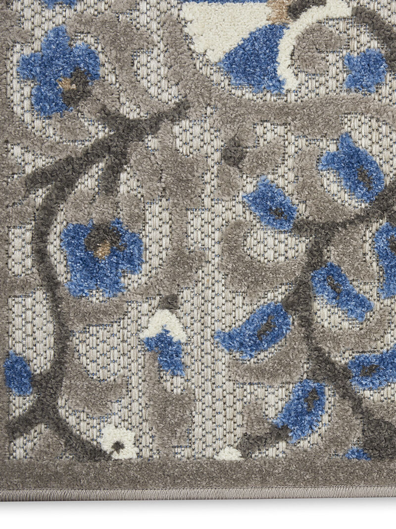 Aloha ALH20 Gray/Multicolor 3'6" x 5'6" Rug