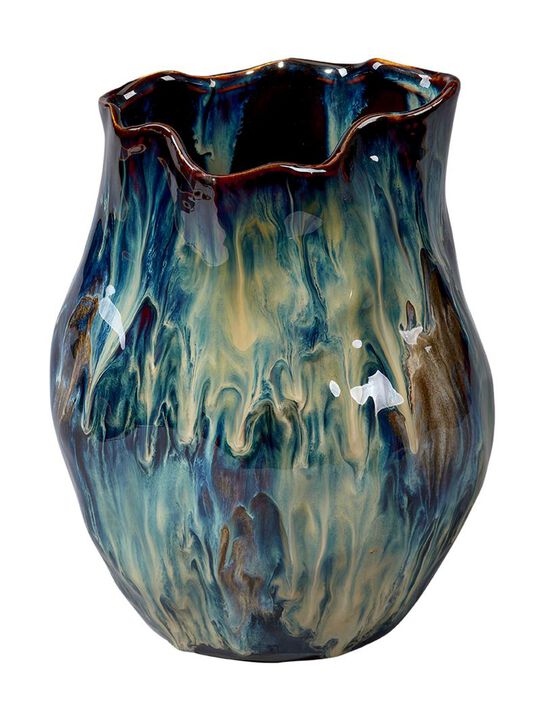 Small Whirl Ceramic Vase