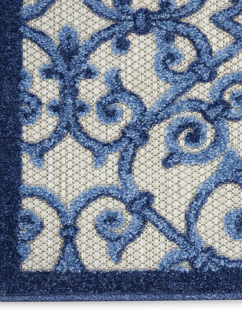Aloha ALH21 Gray/Blue 3'6" x 5'6" Rug