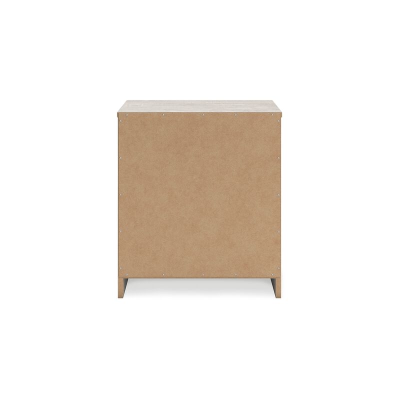 Shawn Nightstand, 1 Drawer and 1 Shelf, Light Gray Wood, 20 Inch - Benzara