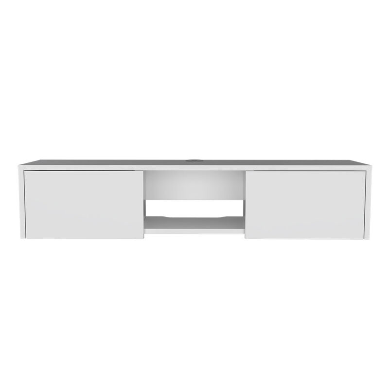 Floating Tv Stand Watson, Living Room, White