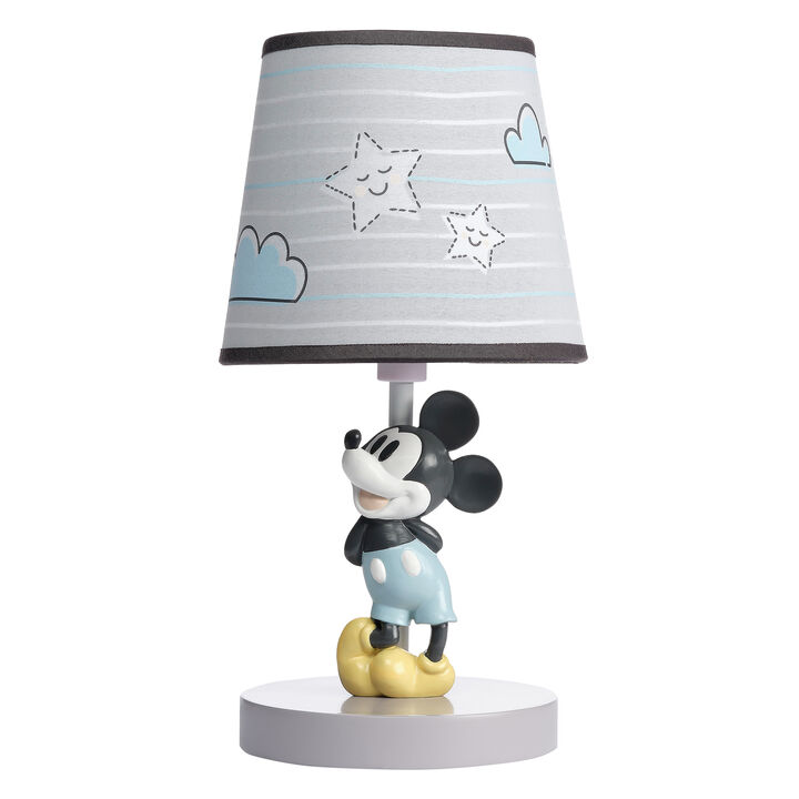 Lambs & Ivy Disney Baby Moonlight Mickey Mouse Lamp with Shade & Bulb - Gray Lambs & Ivy Disney Baby Moonlight Mickey Mouse Lamp with Shade & Bulb - Gray