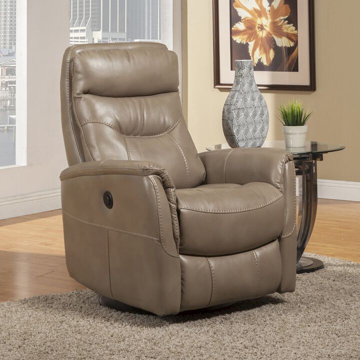 Parker Living Gemini - Linen Power Swivel Glider Recliner Two Pack