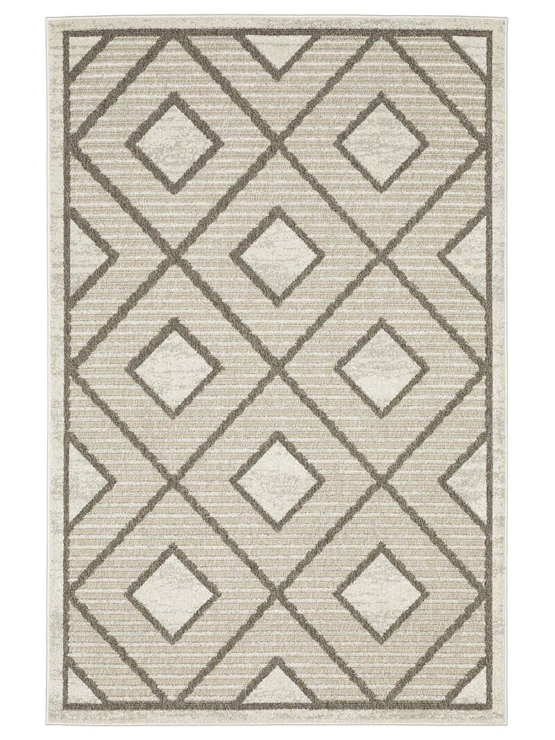 Tangier 3'3" x 5' Beige Rug