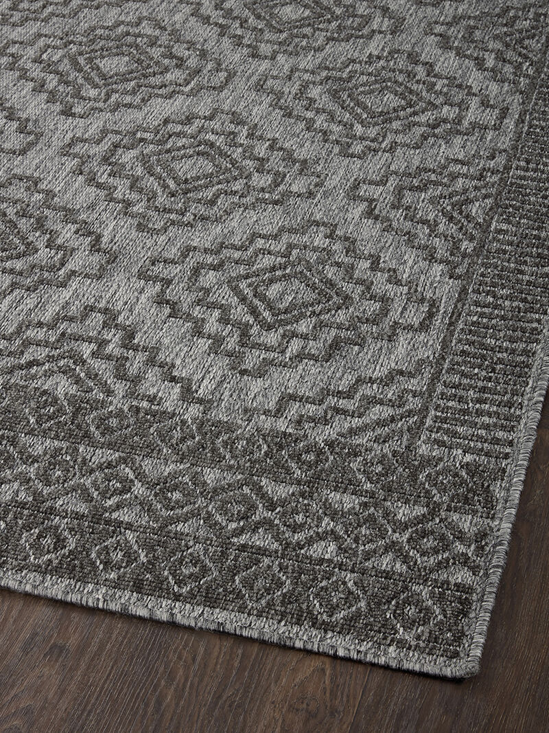 Rainier RAI06 Grey/Charcoal 3'11" x 5'11" Rug
