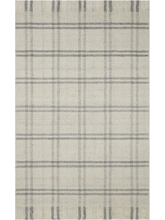 Caleb CAL01 Natural/Grey 3'6" x 5'6" Rug