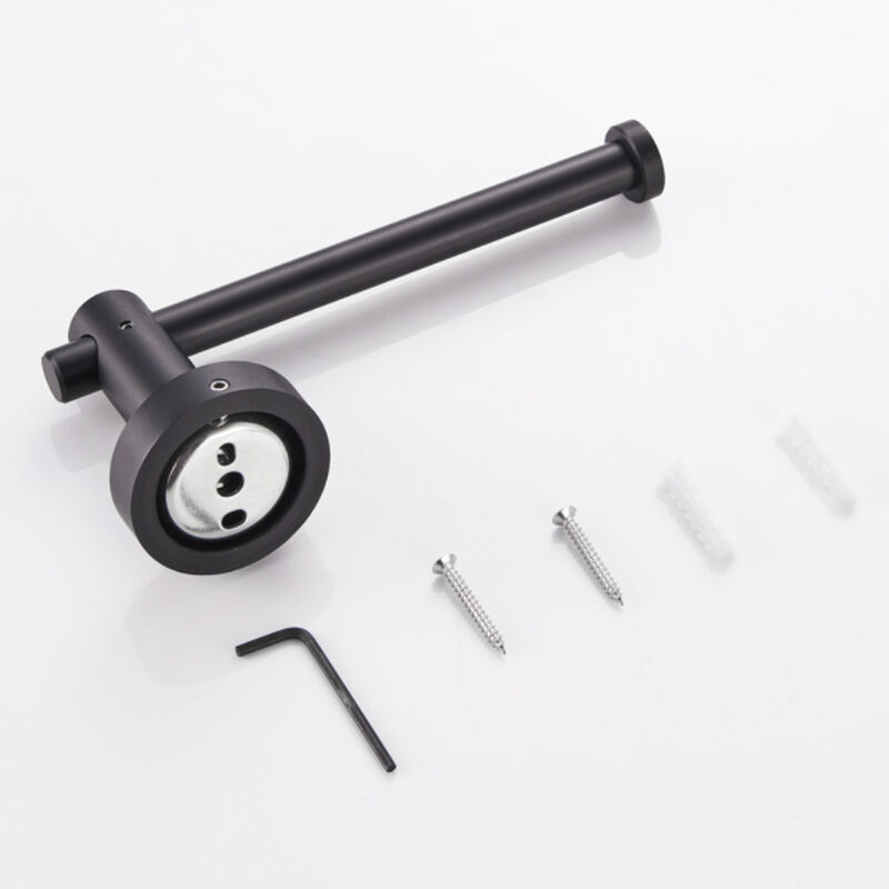6-Piece Bathroom Hardware Set Thick Space Aluminum Towel Bar Set