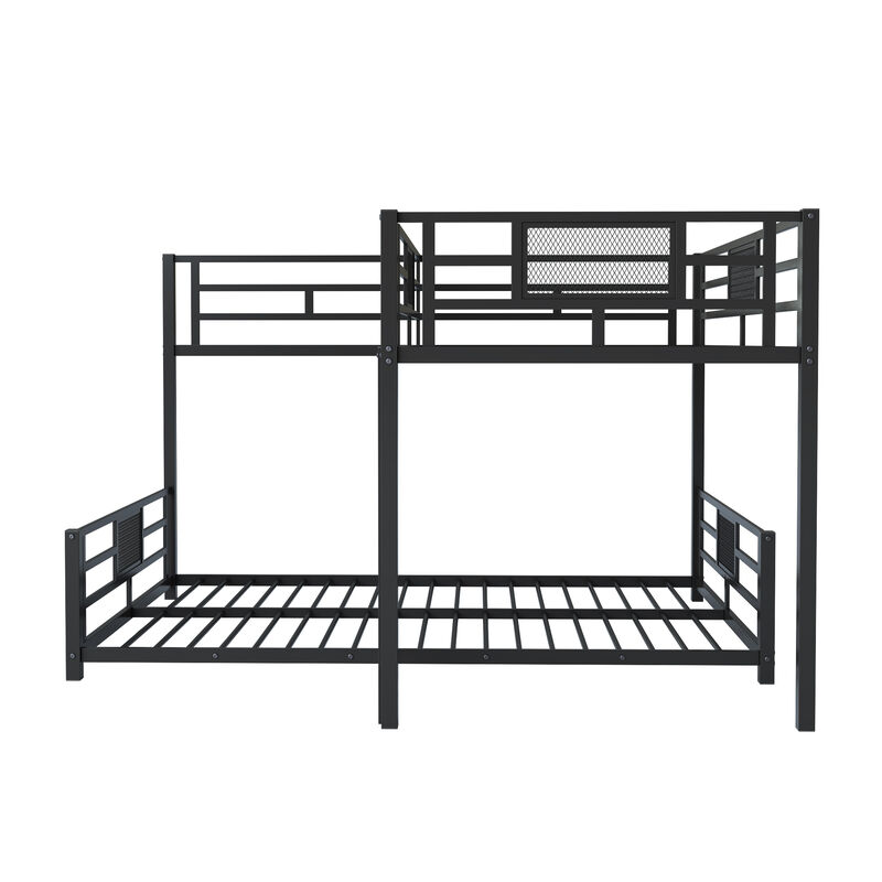 Merax L-shaped Metal Twin over Full Size Bunk Bed