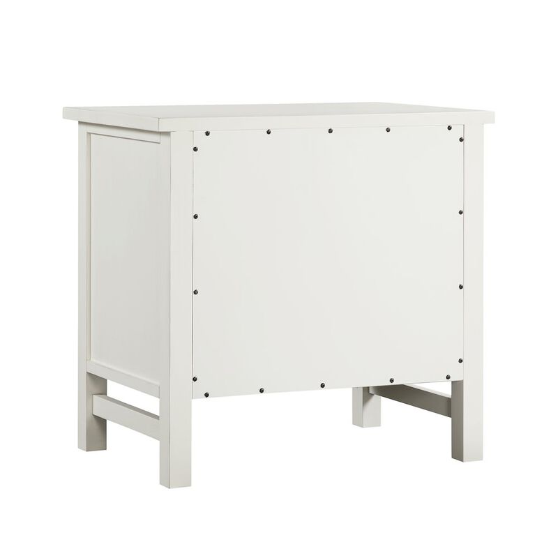 Comfort Pointe Greenwich 4-drawer Storage Nightstand - Antique White