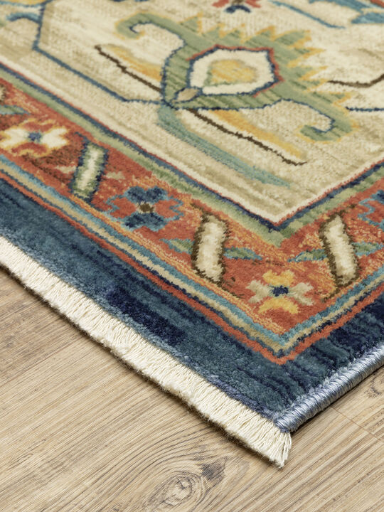 Francesca 3'3" x 5' Blue Rug