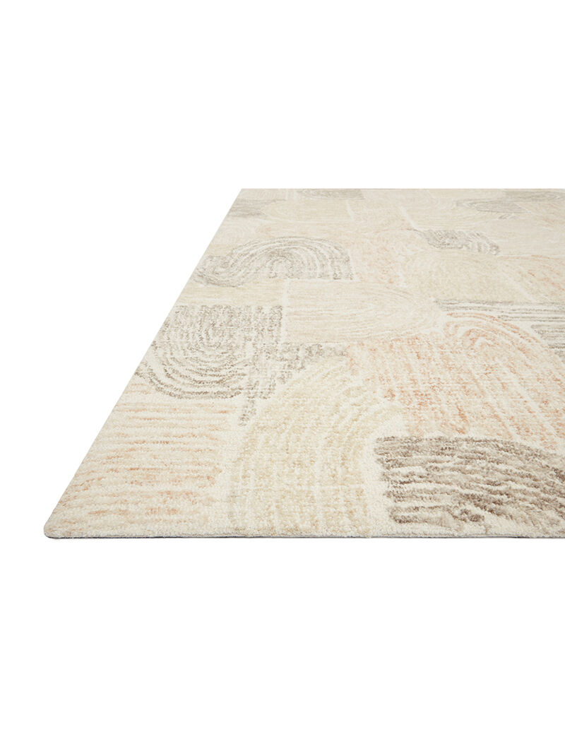 Milo MLO02 Peach/Pebble 7'9" x 9'9" Rug