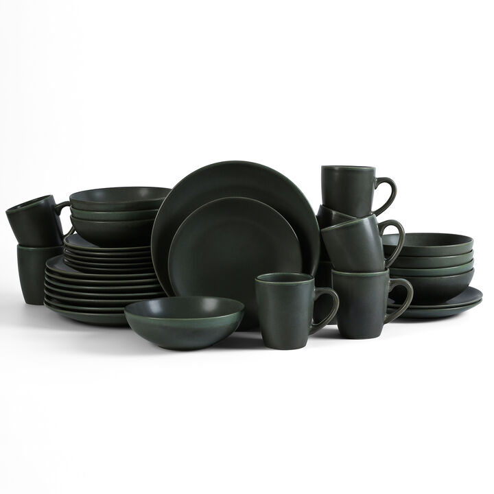 Stone Lain Grao Stoneware 32 Piece Dinnerware Set
