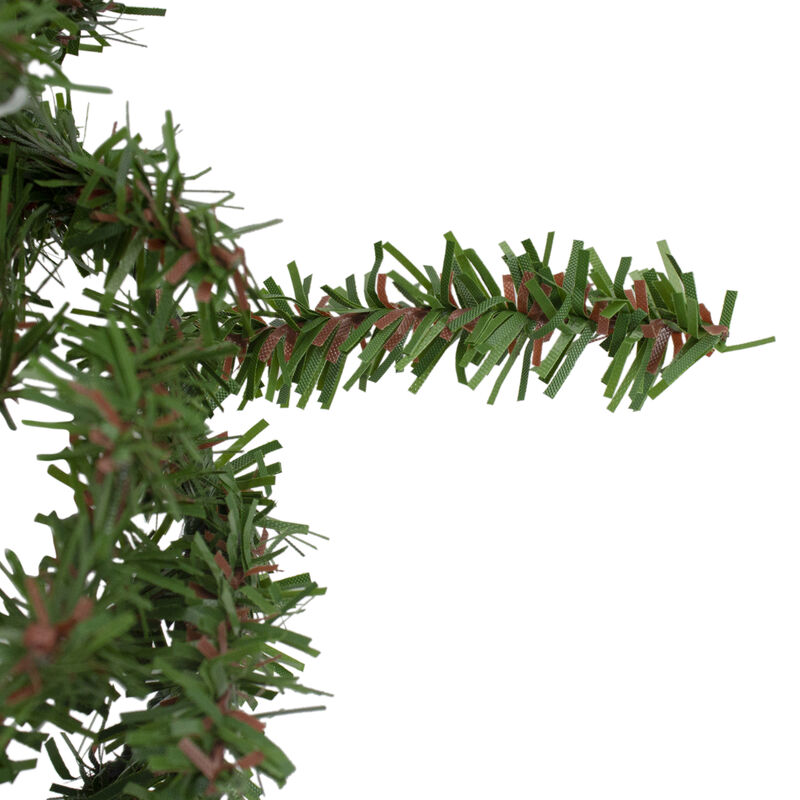 Canadian Pine Artificial Christmas Wreath - 8-Inch  Unlit