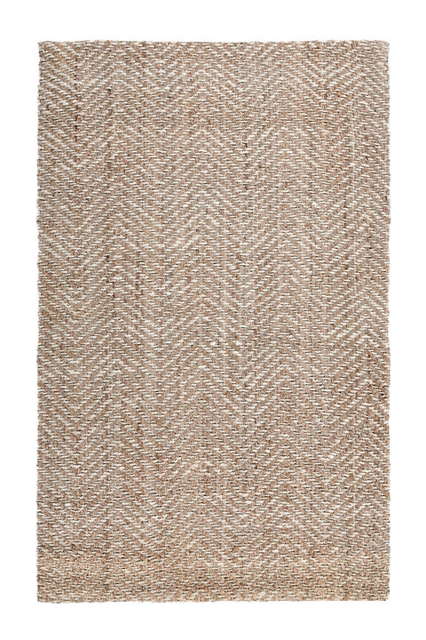 Herringbone Nat/Ivory 9x12