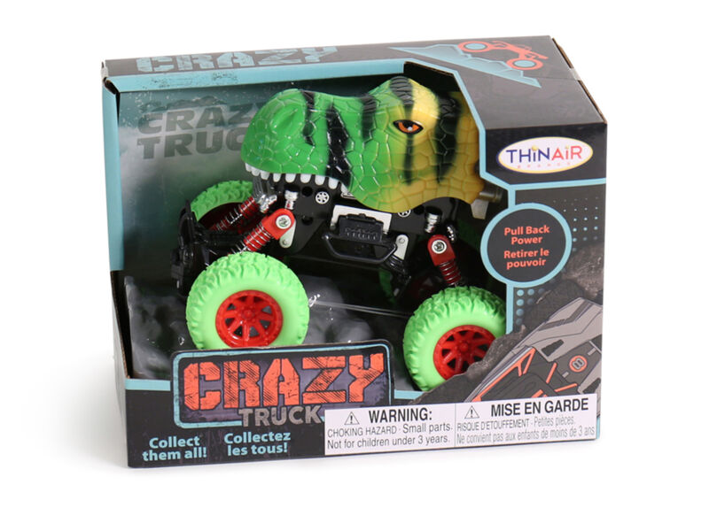 Green Dino Crazy Truck
