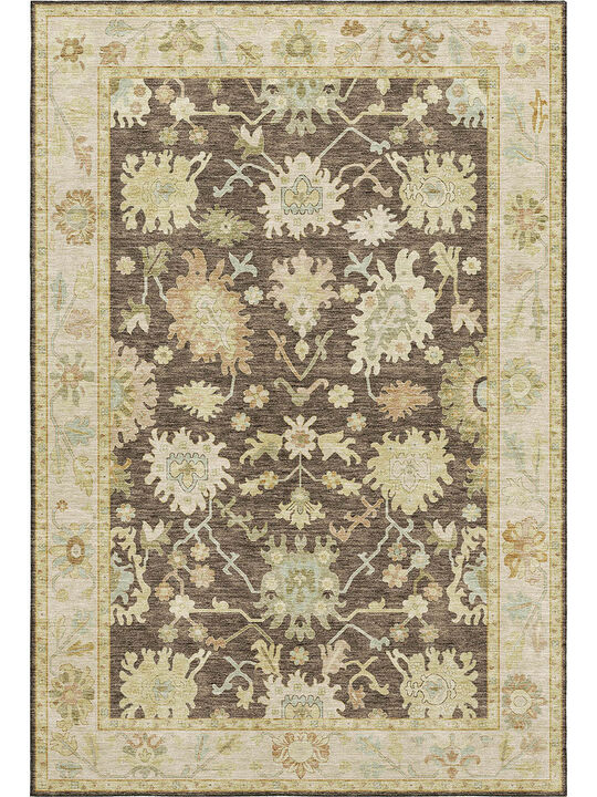 Hatay HY2 Chocolate 3' x 5' Rug