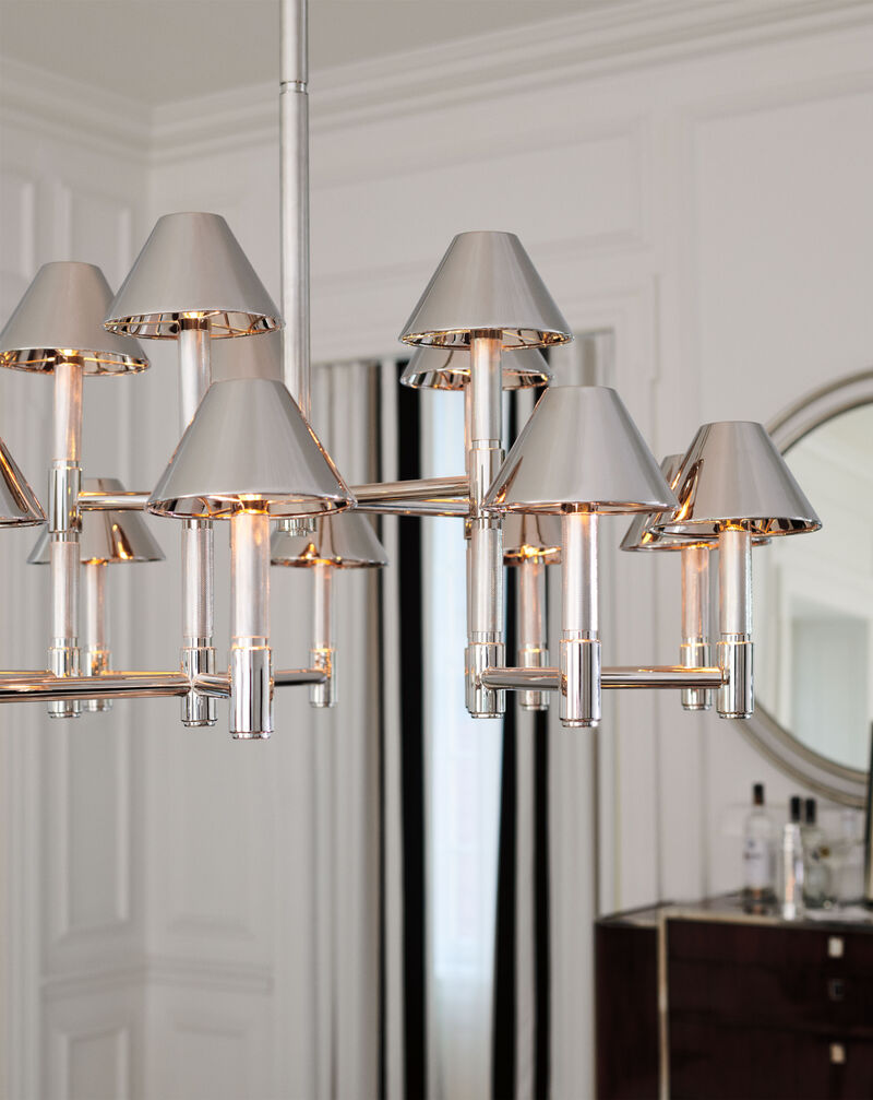 Barrett Lrg Knurled Chandelier