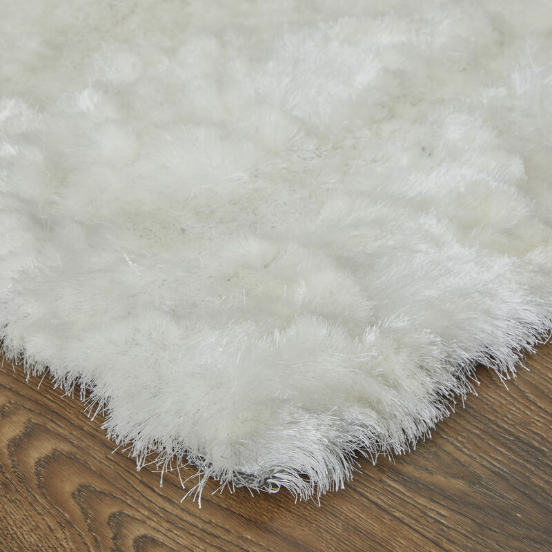 Indochine 4550F White 4'9" x 7'6" Rug