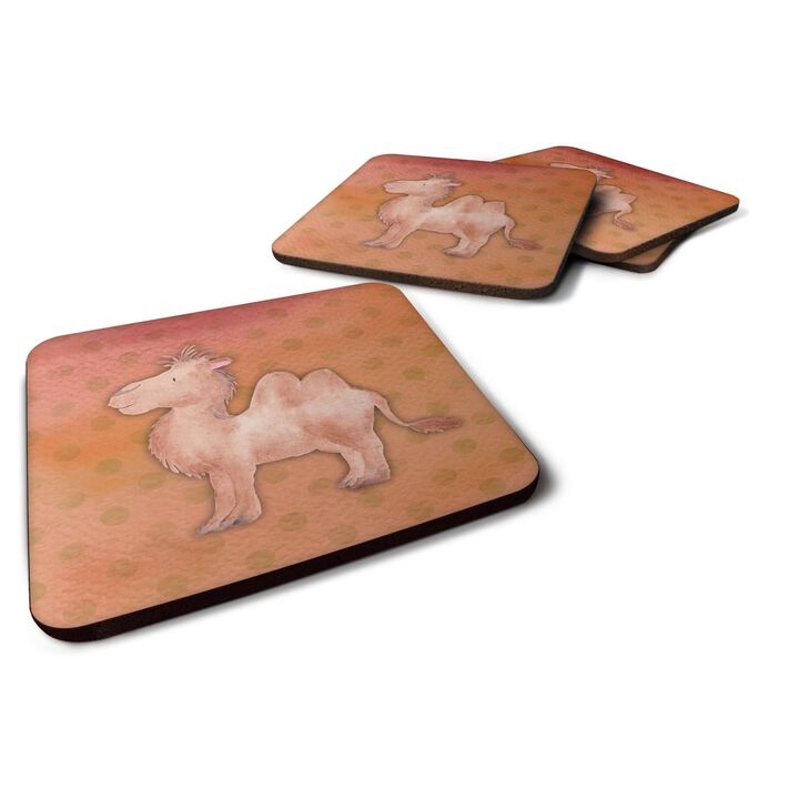 Caroline's Treasures Polkadot Camel Watercolor Decorative coasters, 3.5, Multicolor