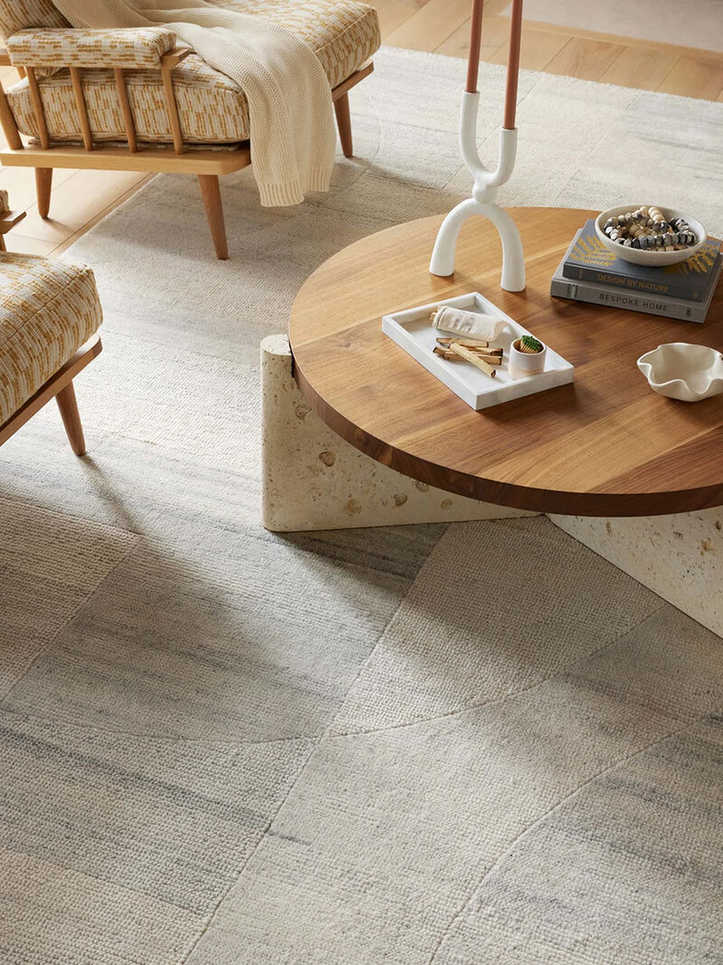 Elodie ELD01 Natural/Mist 4' x 6' Rug