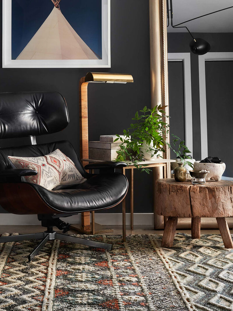 Owen OW03 Indigo/Sage 7'9" x 9'9" Rug
