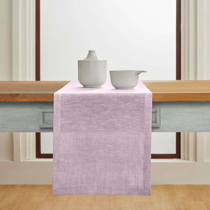 Solino Home 100% Pure Linen Table Runner | Athena for Thanksgiving, Christmas