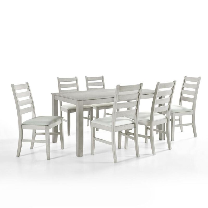 New Classic Furniture Furniture Pascal Wood Dining Chair in Driftwood (Set of 2)