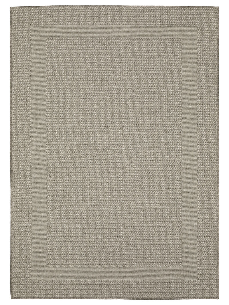Caicos 3'3" x 5' Grey Rug