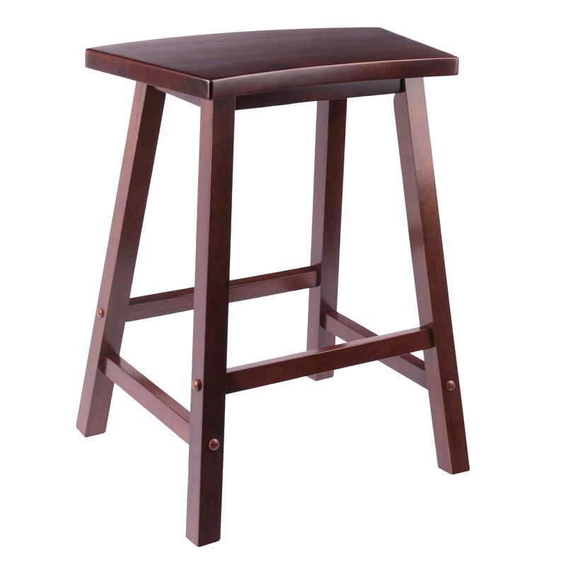 Contemporary Solid Hardwood Rush Barstool with Napoleon Style Legs and Hand Woven Seat - Available in Oak, White, Cappuccino, and Black
