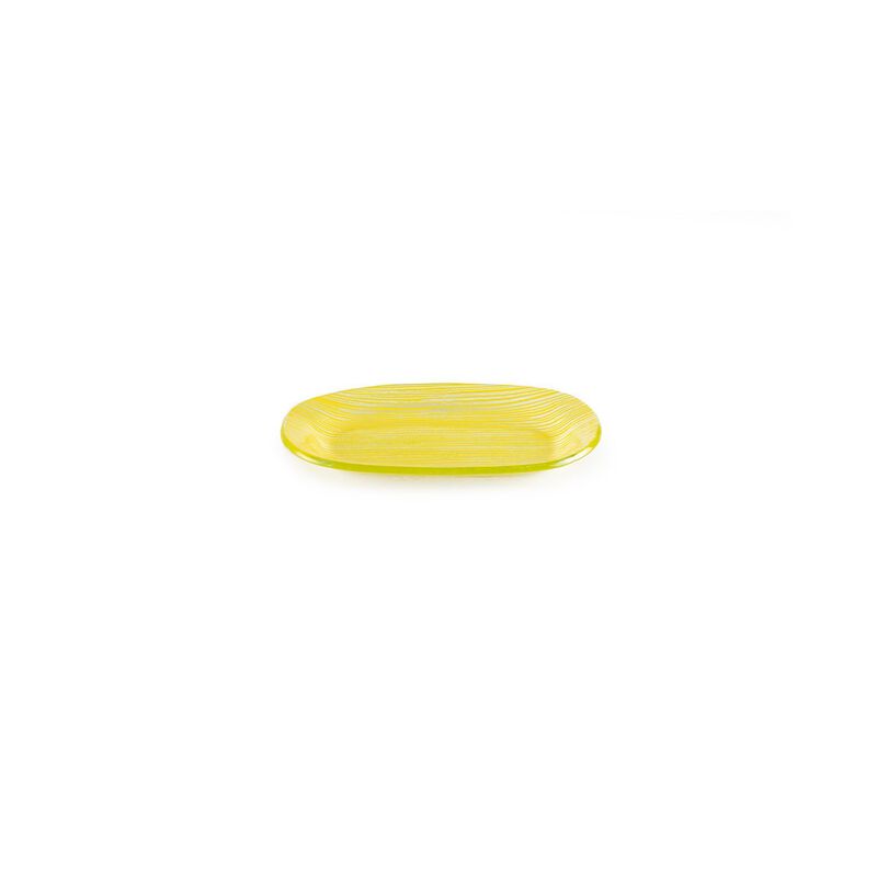 Glass Dinnerware 7.75" x 4.25" x h:0.5" Oval Glass Platter (Set of 4)