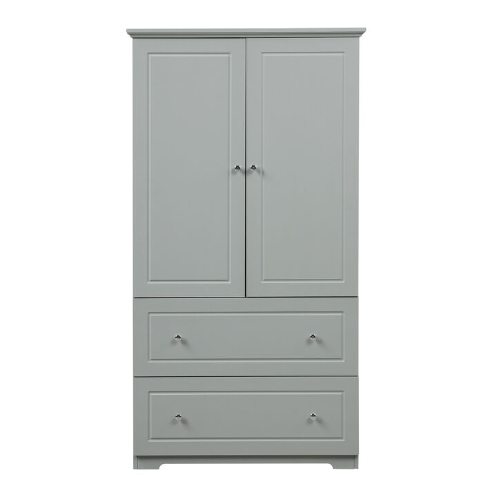 Merax Solid Wide Bathroom Storage Cabinet