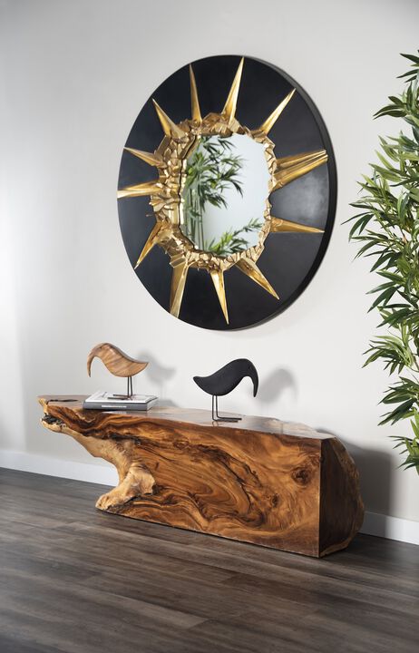Circular Cracked Mirror