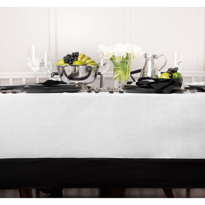 Solino Home 100% Pure Linen Tablecloth 60 x 90 Inch | Contempo