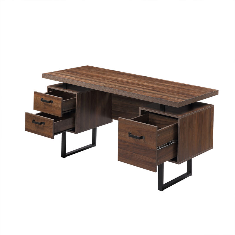 Merax Writing Study Desk with Drawers