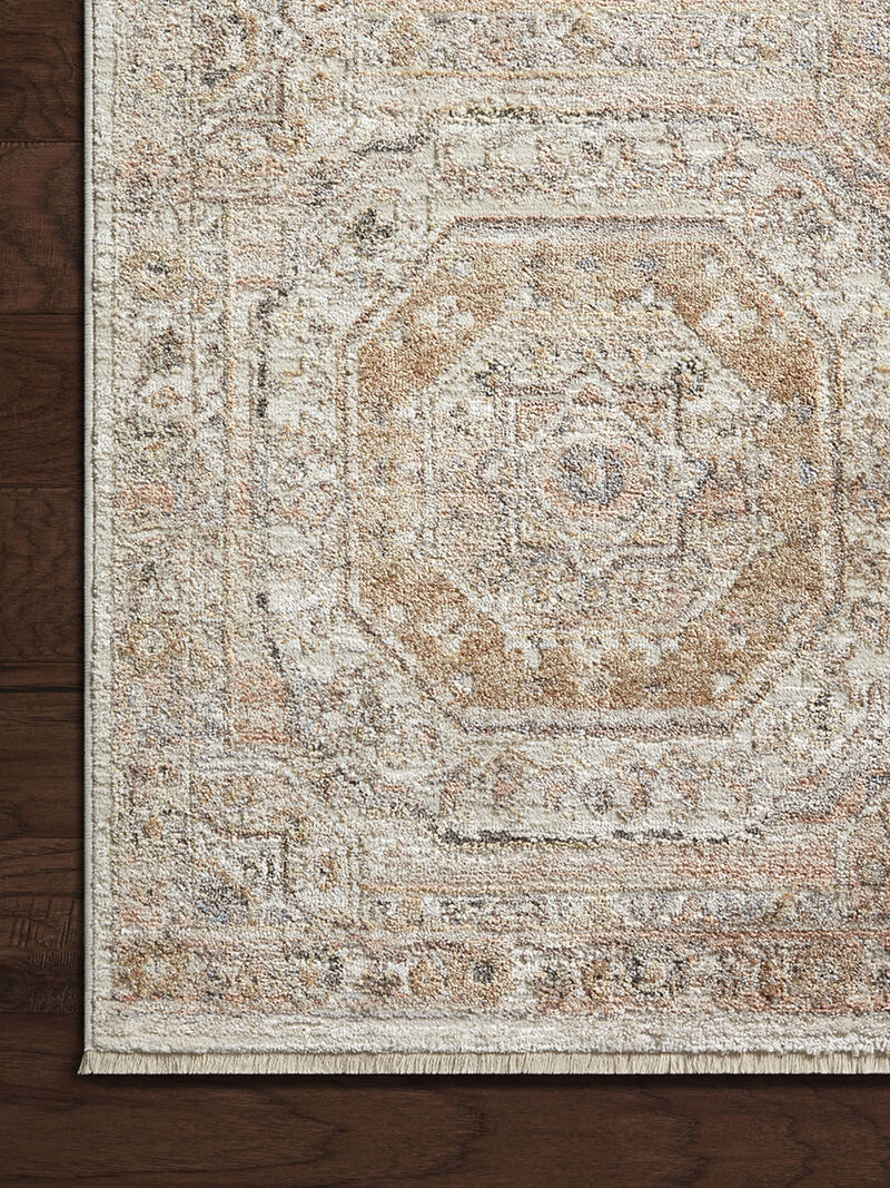 Sonnet SNN06 Apricot/Multi 3'7" x 5'7" Rug
