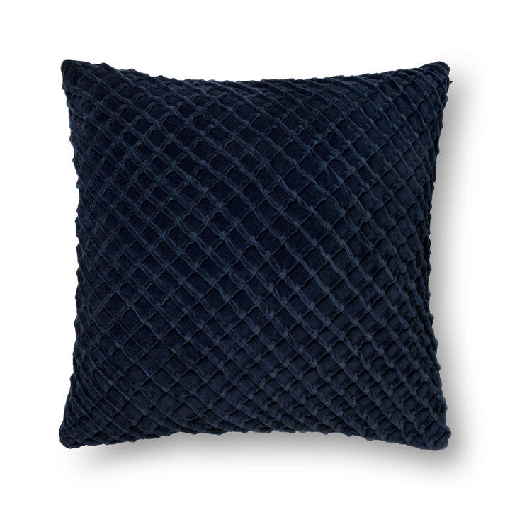 P0125 Navy 22"x22" Down Pillow