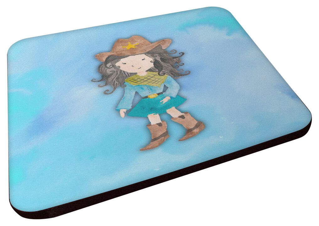 Caroline's Treasures Cowgirl Watercolor Decorative coasters, 3.5, Multicolor